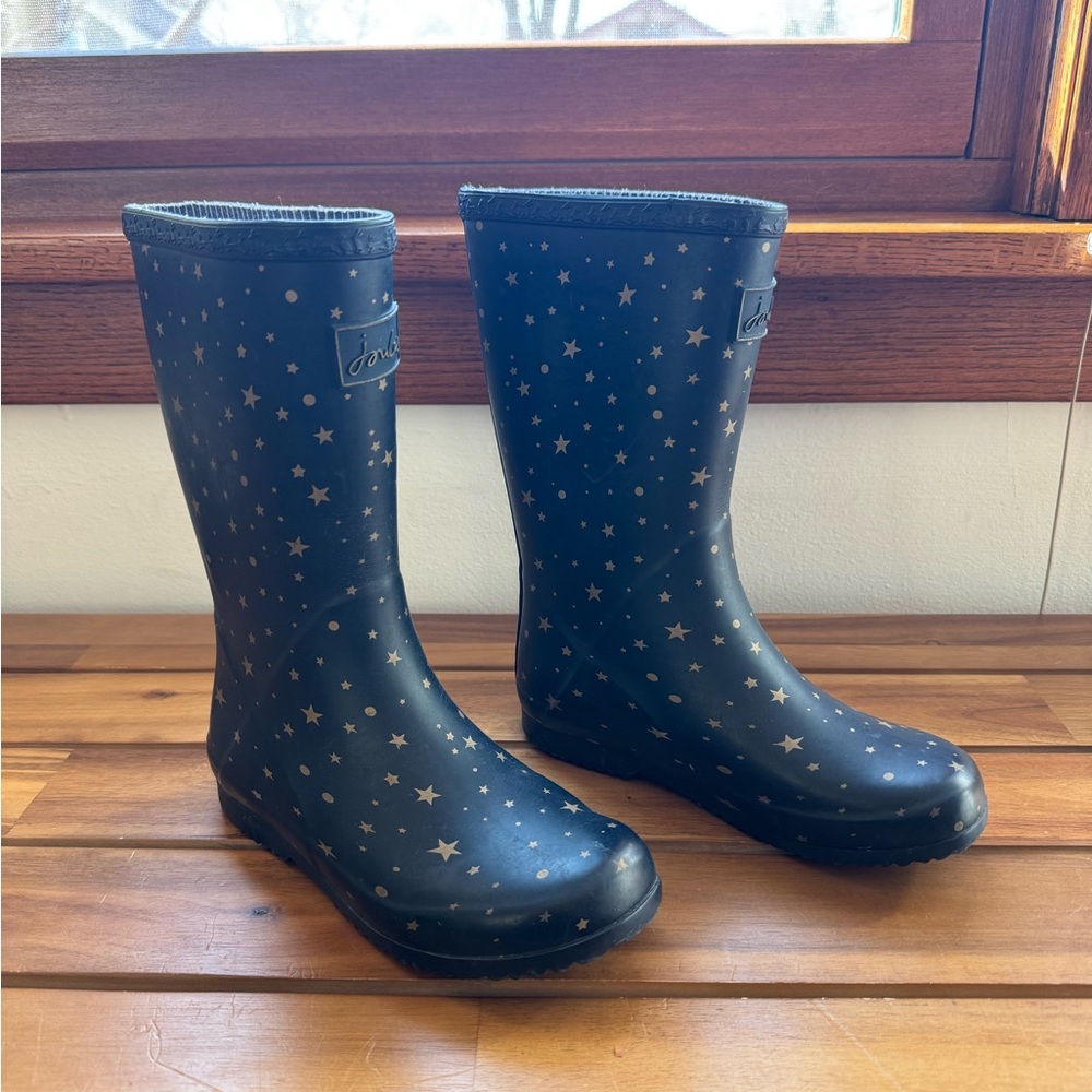 Joules star print rain boot - US 2 (little kid)